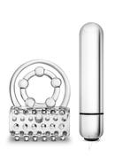 Stay Hard Vibrating Super Clitifier Cock Ring With Bullet -...