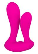 Adam And Eve Silicone Rechargeable Dual Entry Vibrator With...