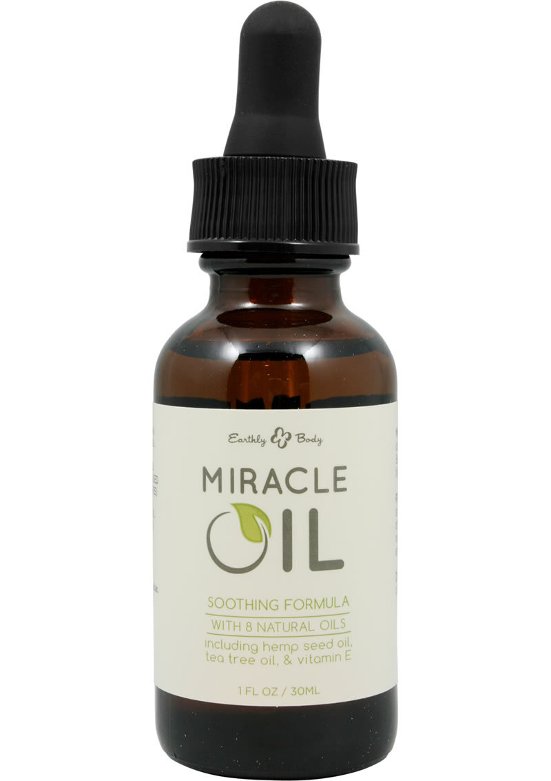 Earthly Body Earthly Body Miracle Oil With Hemp Seed Oil, Tea Tree And Vitamin E - 1oz